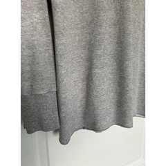 Merona Mens Long Sleeve Thermal Shirt Waffle Knit Crew Neck Heather Gray Large
