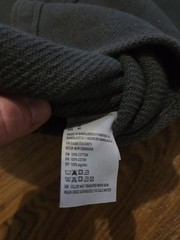 NWT American Eagle Men’s Textured Solid Flannel Shirt in Steel Blue Medium