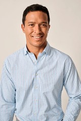 johnnie-O Performance Button Down Shirt – Westwood Maliblu Size M