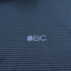 Black Clover Polo Shirt Mens 2XL XXL Blue Stretch Golf Performance Outdoor