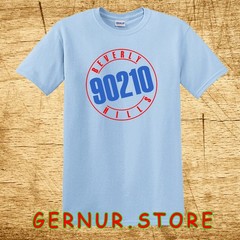 Beverly Hills 90210 TV Show Light Blue Size S to 5XL