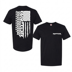 Ford Raptor American Flag Shirt Off Road Truck Graphic Tee