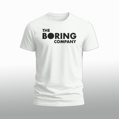Boring Company logo funny T-Shirt Size S-5XL Made in USA