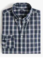 J Crew Classic Fit Flex Stretch Button Down Plaid Shirt Men Medium NWT Retail$98