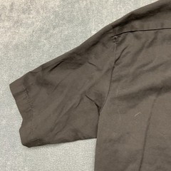 Dickies Utility Shirt Mens Medium Black Dual Chest Pockets Short Sleeve Workwear