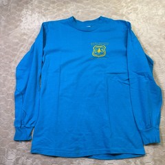 VTG US Forest Service Dept of Agriculture Long Sleeve Shirt Sz Md Blue 80s 90s
