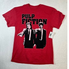 Pulp Fiction Graphic Tee Red Heather Miramax 2019 Movie T-Shirt Mens Medium NWT