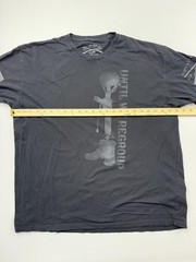 Grunt Style Shirt Mens 2XL Black Until We Regroup Patriotic Military Graphic Tee