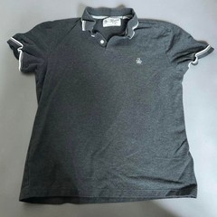 Original Penguin Organic Cotton Charcoal Gray Polo Shirt