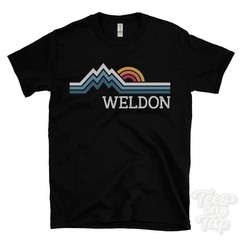 WELDON T-SHIRT RETRO LOGO PARODY maryland carroll usa
