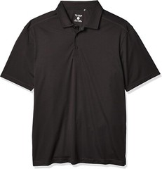 Clique Black Polo Shirt Size XLarge 100% Polyester Moisture Wicking Machine Wash