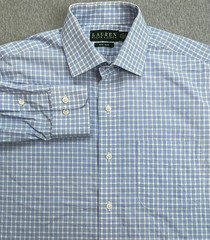 Lauren Ralph Lauren Shirt Mens 15.5 – 32/33 Plaid 100% Cotton Button Up