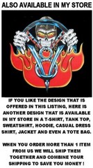 Frankenstein Monster Speed Shop Hemi Hot Rod Coupe Gothic Skull Car T-shirt AB3