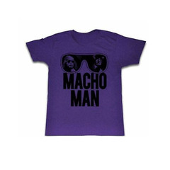 Adult Unisex Randy Macho Man Savage 1980s WWE Reprint for Halloween T-shirt