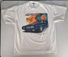 Vintage 1993 Pontiac GTO T Shirt Car Graphic Jerzees USA S-M See Description