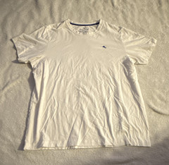 Tommy Bahama Men’s Large White Crew Neck Short Sleeve Tee