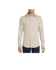 Cremieux Cream Label Interlock Coat Front Long Sleeve Knit Shirt – XL NWT