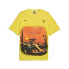 PUMA Scuderia Ferrari Race Desert Sun Las Vegas Graphic Crew Neck Short Sleeve T