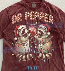 Christmas Raccoons Holiday Animal Festive Comfort Tee