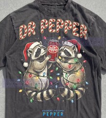 Christmas Raccoons Holiday Animal Festive Comfort Tee