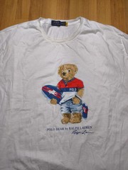 Men’s Polo Ralph Lauren Shirt Surf Board Bear White Short Sleeve Big & Tall 4XB