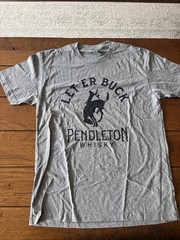 Pendleton Whisky Let’er Buck T Shirt Adult Medium M Rodeo Cowboy NEW