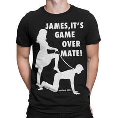 Customisable T-Shirt Add Name Stag Do Its Game Over Perfect For Parties #TA-195