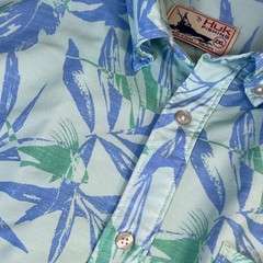 Huk Fishing Shirt Kona Men 2XL Short Sleeve Button Down UPF50 PerformanceFishing