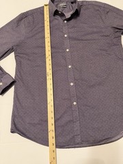 Michael Kors Slim Stretch Purple Long Sleeve Dress Shirt Button-up 15.5 32/33