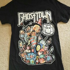 Vintage Ghost Town Band T-shirt Christmas Short Sleeve S-5XL FREE SHIPPING
