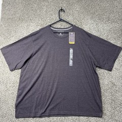 Architect Brand Shirt Men 4XL Gray Steel Heather Cotton Poly Blend Crew Neck New