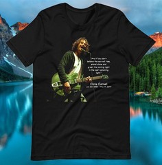 Remembering Chris Cornell Quotes T Shirt Size S M L 234XL Cotton AL1073
