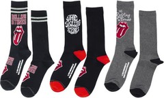 The Rolling Stones – Perri’s – Rolling Stones – Crew Socks (Assorted Styles 3 Pa