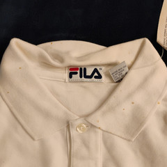 Lot of 4 Mens Golf Polo Shirt Large, Fila, vintage new with tags see description