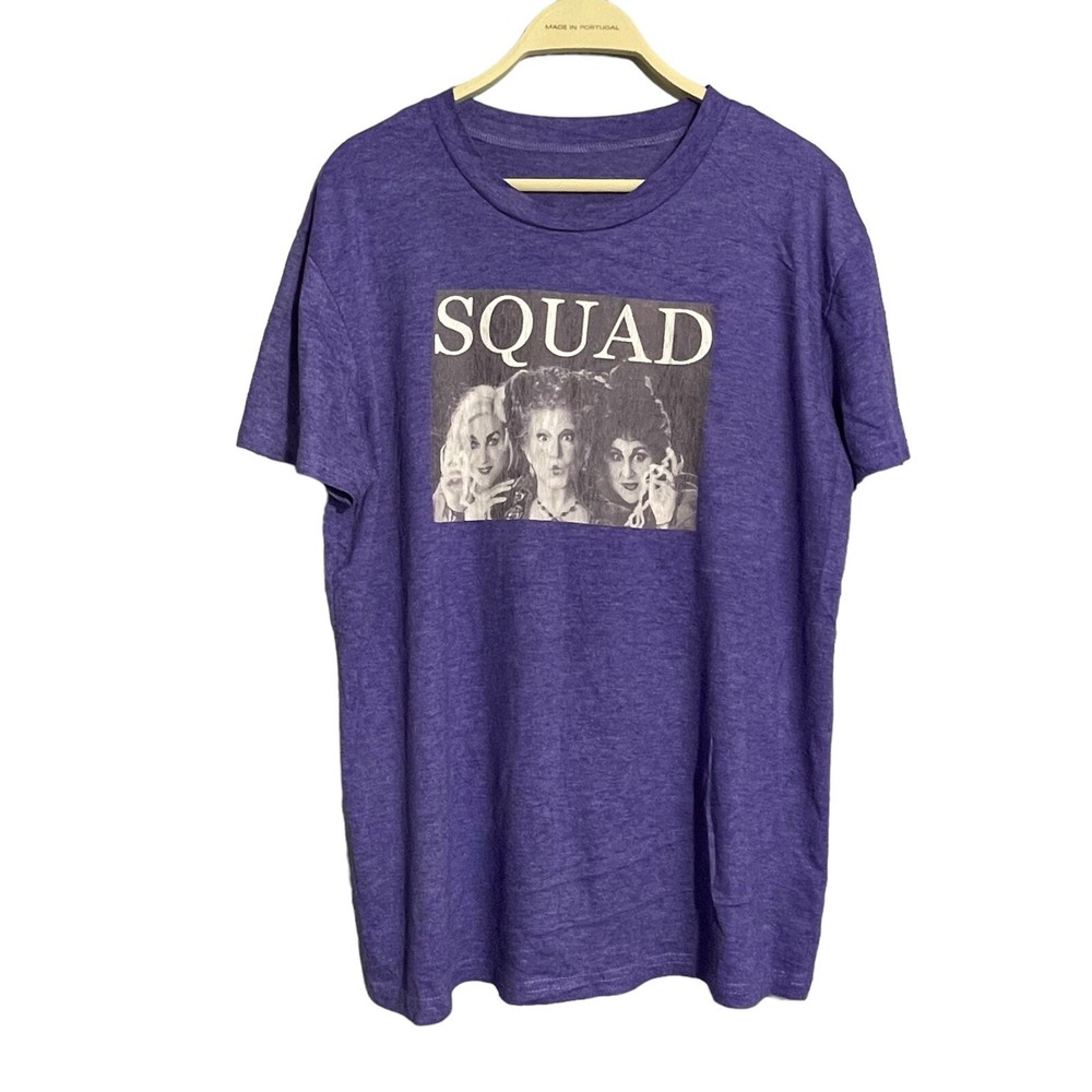 Hocus Pocus Squad Tshirt Men Women Size L Queen Halloween Character Funny Face