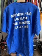 Extenze Racing Blue T-Shirt Size XL NASCAR Funny Sports Cars