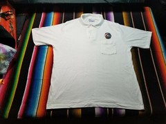 Vintage Single Stitch U.S. Costoms Aviation West Polo Shirt Size XL 22.5×27.5