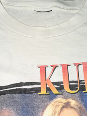 VINTAGE 90s NIRVANA KURT COBAIN UNPLUGGED MEMORIAL T SHIRT END OF MUSIC MTV REAL