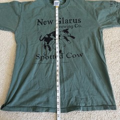 New Glarus Brewing Spotted Cow T-Shirt Men’s Medium Green Craft Beer