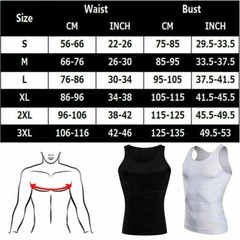 Mens Compression Shirts Slimming Body Shaper Vest Tight Tank Top Tummy Control