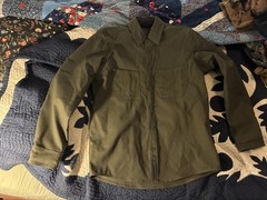 1620 Button Down Workshirt Hunter Green Size Med