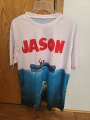 Jason Jaws Poster Two-Sided T-Shirt