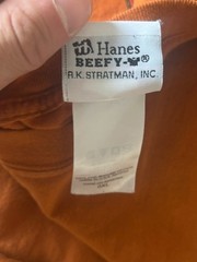 Harley Davidson Motorcycles Motor City Clarksville Tn Size 3XL Orange Made USA