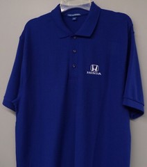 Honda Motors Embroidered Mens Polo XS-6XL, LT-4XLT Accord Civic CRV Pilot New