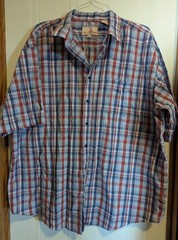 Vtg Real Work Wear Men’s 3XLT Big & Tall Plaid Short Sleeve Button-Up Pocket