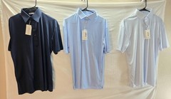Lot of 3 Collars and Co Men’s Size Large Polo Dress Shirts New with Tags & NWOT