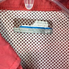 Columbia PFG Shirt Mens S Coral Omni-Shade Vented Outdoor Tech Fishing Camping