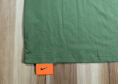 Nike Force Swoosh Mens Green Cotton Basketball TShirt Multisize Athletic Apparel