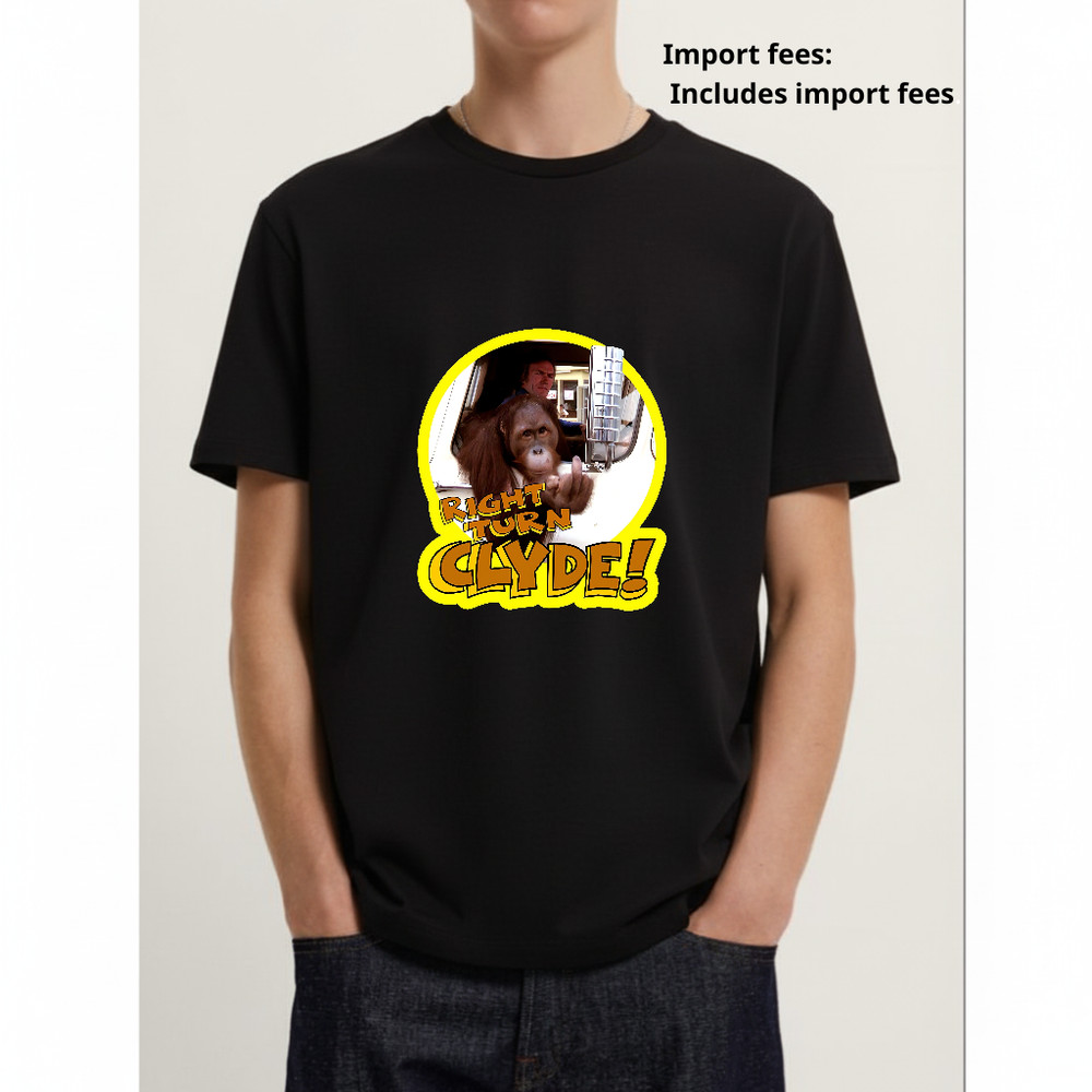 70s Eastwood Classic Movie T-Shirt – Every Which Way But Loose, Right Turn Clyde
