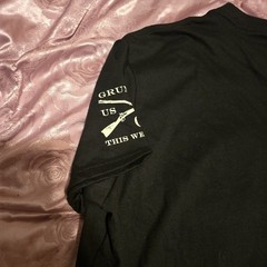 NEW Grunt Style Shirt Sleeve T-Shirt LARGE Black Veteran Military USA Flag Army